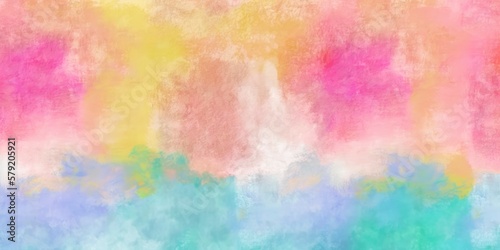 abstract colorful watercolor background with pastel colors texture, copy space, beautiful mix coloured wallpaper, generative ai, soft light mindful relaxing color theory