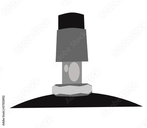 dunlop valve flat clipart vector illustration