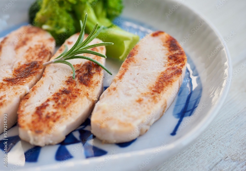 닭가슴살 스테이크, 요리, 단백질
