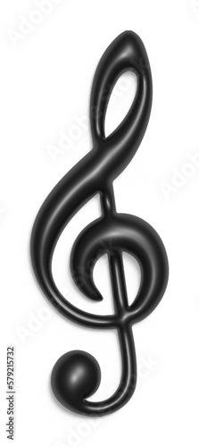 3d render of a clef