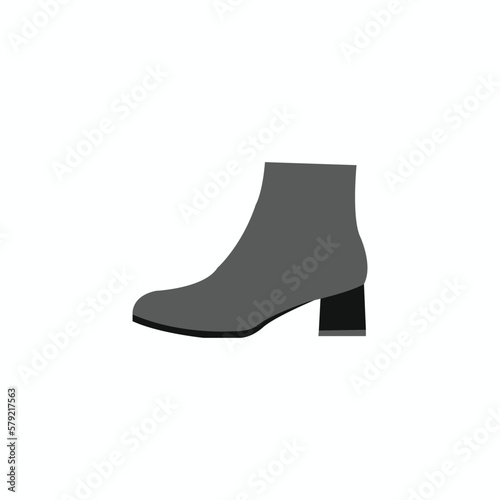 High heels woman shoes Vector, and white background. Vector art.