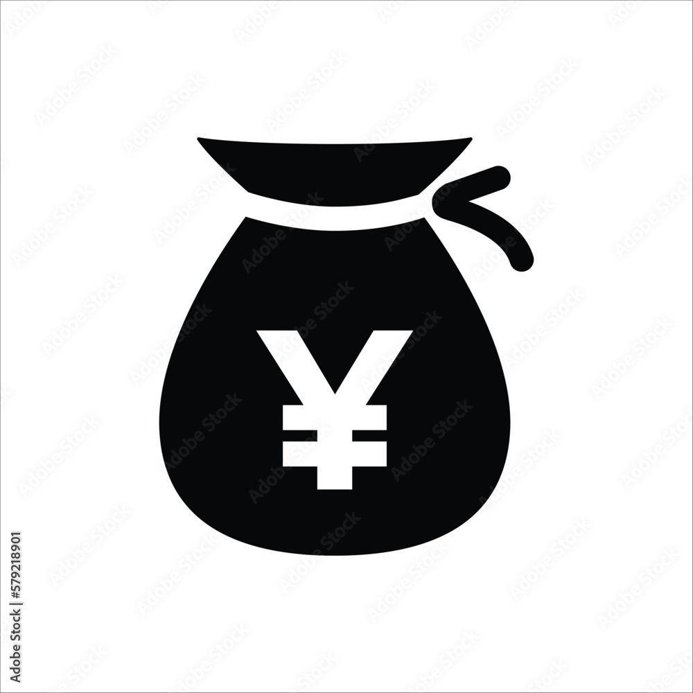 Money Bag Icon Vector On Trendy Design. Money Bag Icon Vector On Trendy Design.