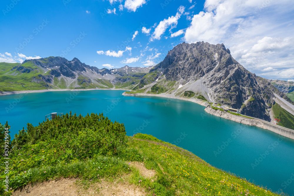 Lünersee, Brandnertal, State of Vorarlberg, Austria