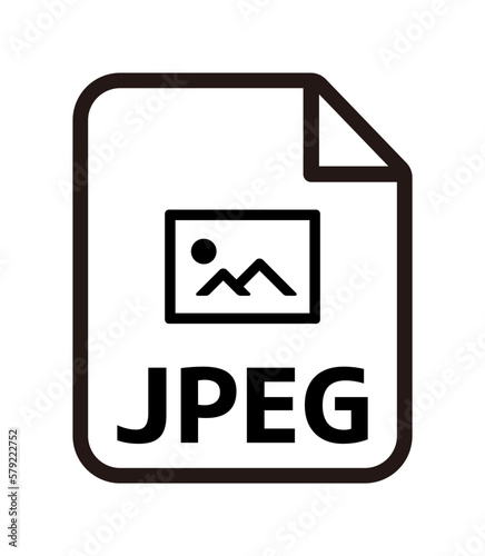 File formats vector icon illustration | .jpg , JPEG