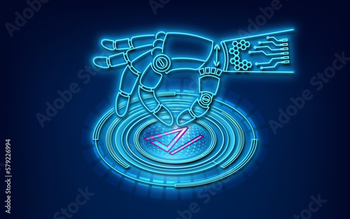 Artificial Intelligence (AI) concept with ChatGPT, artificial intelligence chatbot, Machine learning, digital Brain future technology. Vector Illustration