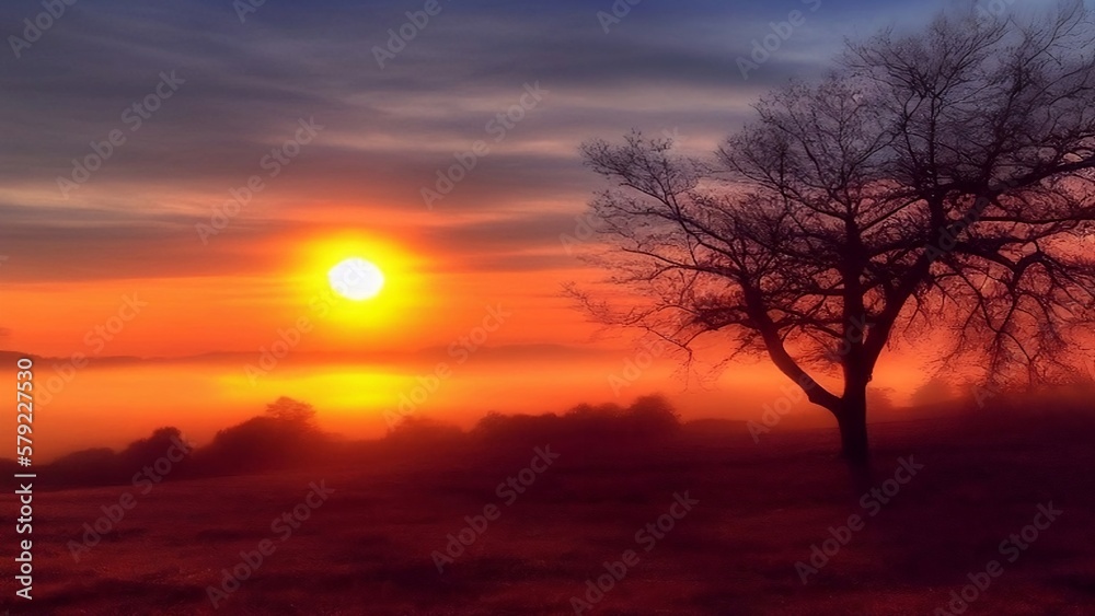 A Beautiful Morning Sunrise Generative Art A Beautiful Morning Sunrise Generative Art