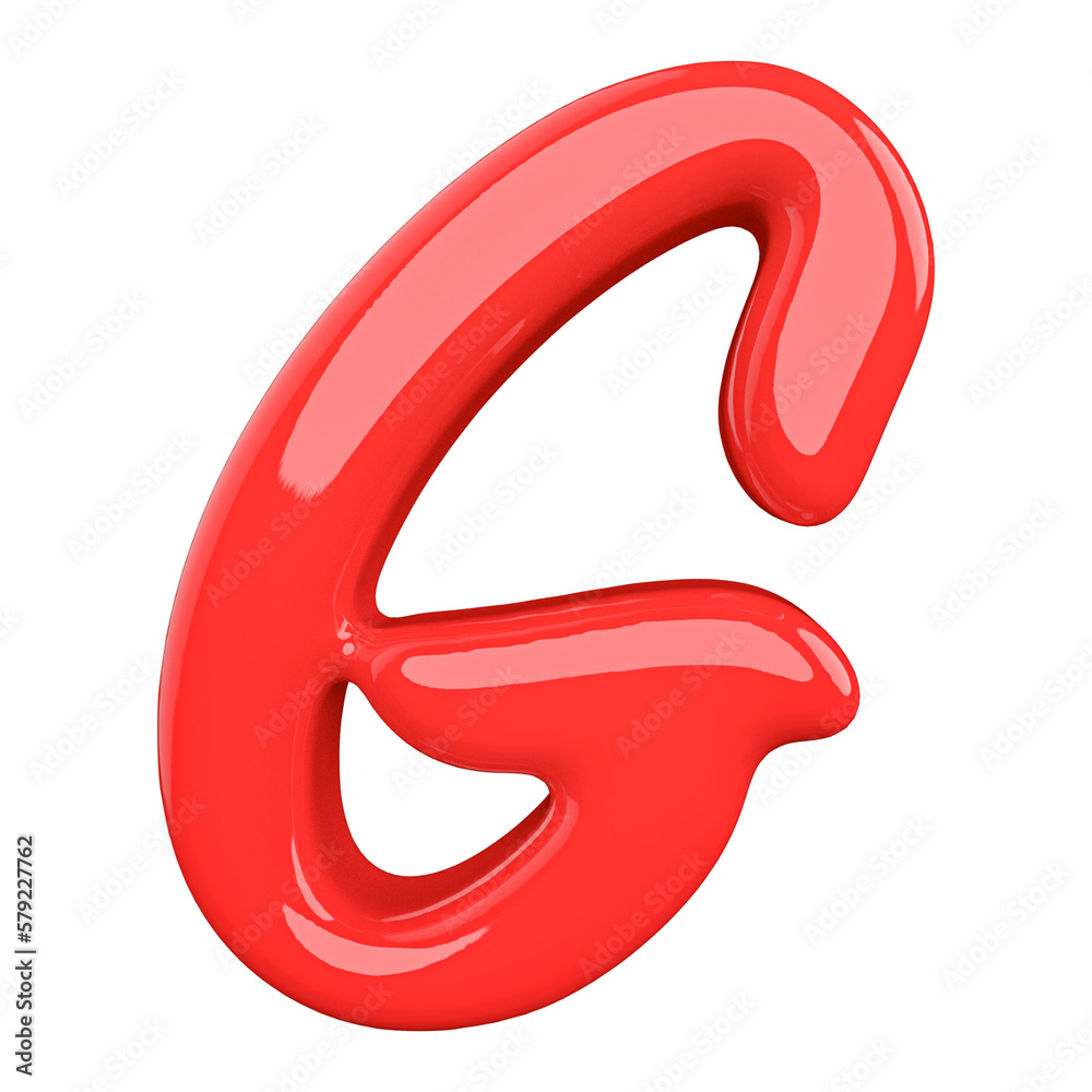 3d Font Red Letter G 3d Font Red Letter G