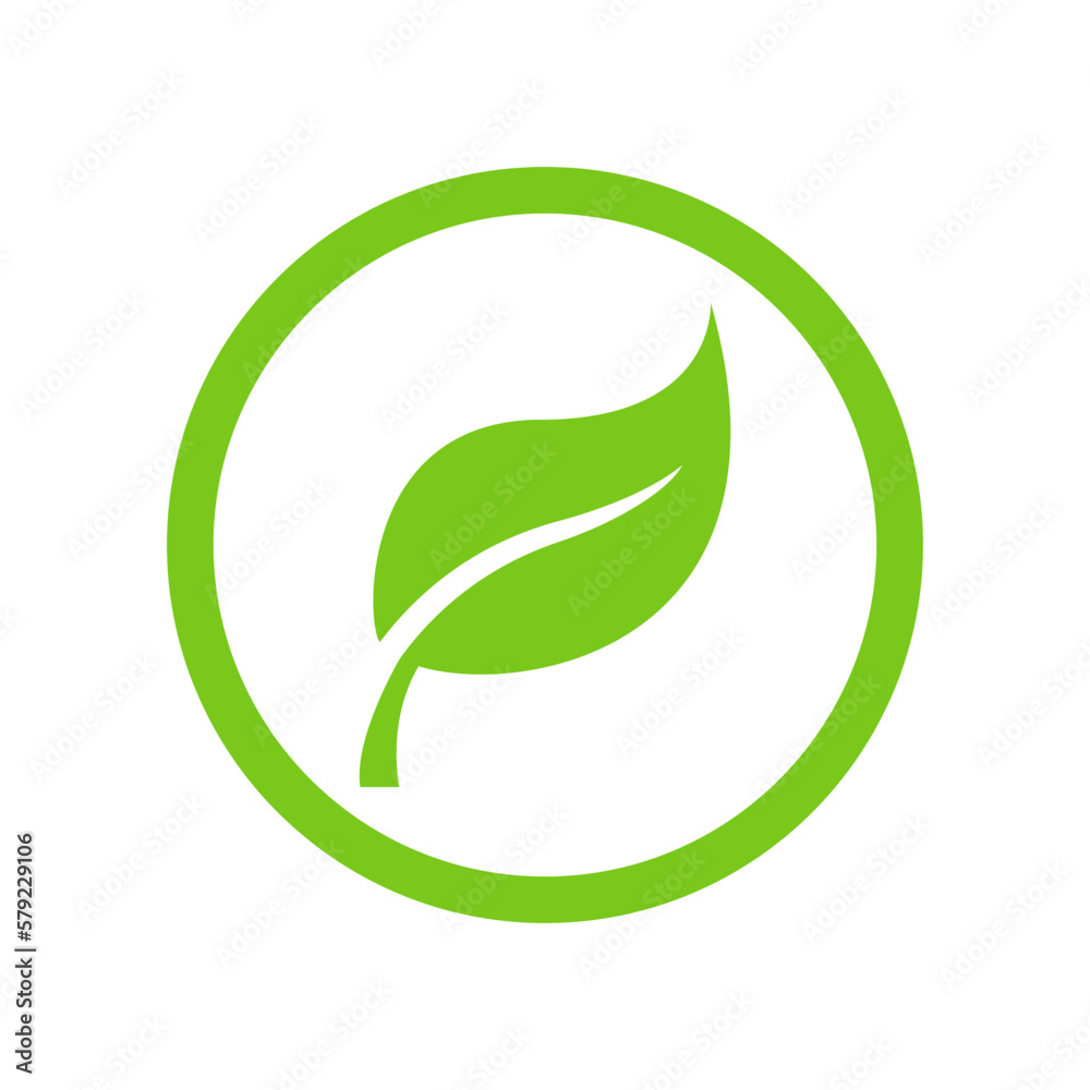 Minimalist vector of natural or organic symbol. Minimalist vector of natural or organic symbol.