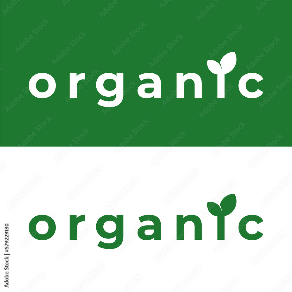 Minimalist vector of natural or organic symbol. Minimalist vector of natural or organic symbol.