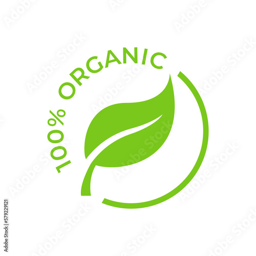 Minimalist vector of natural or organic symbol.