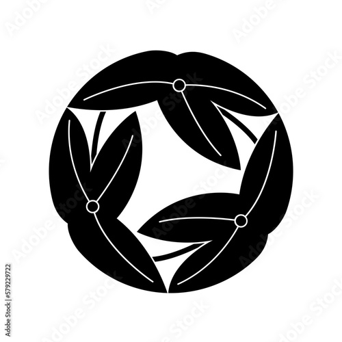 澤瀉紋 / 沢瀉紋・三つ追い葉澤瀉 / 三つ追い葉沢瀉（みつおいはおもだか）