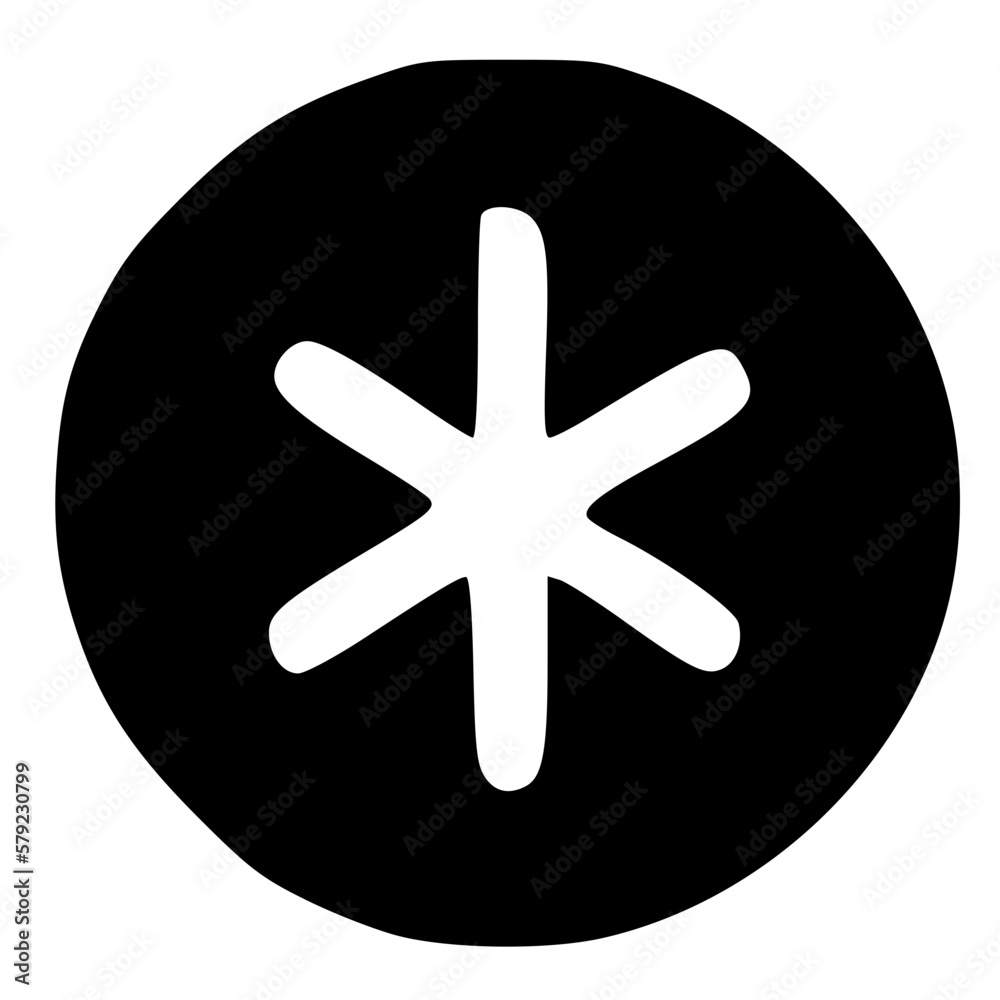 Fototapeta premium black and white of icon shape