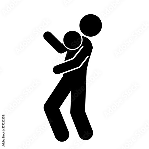 vector illustration of soccer players silhouette 