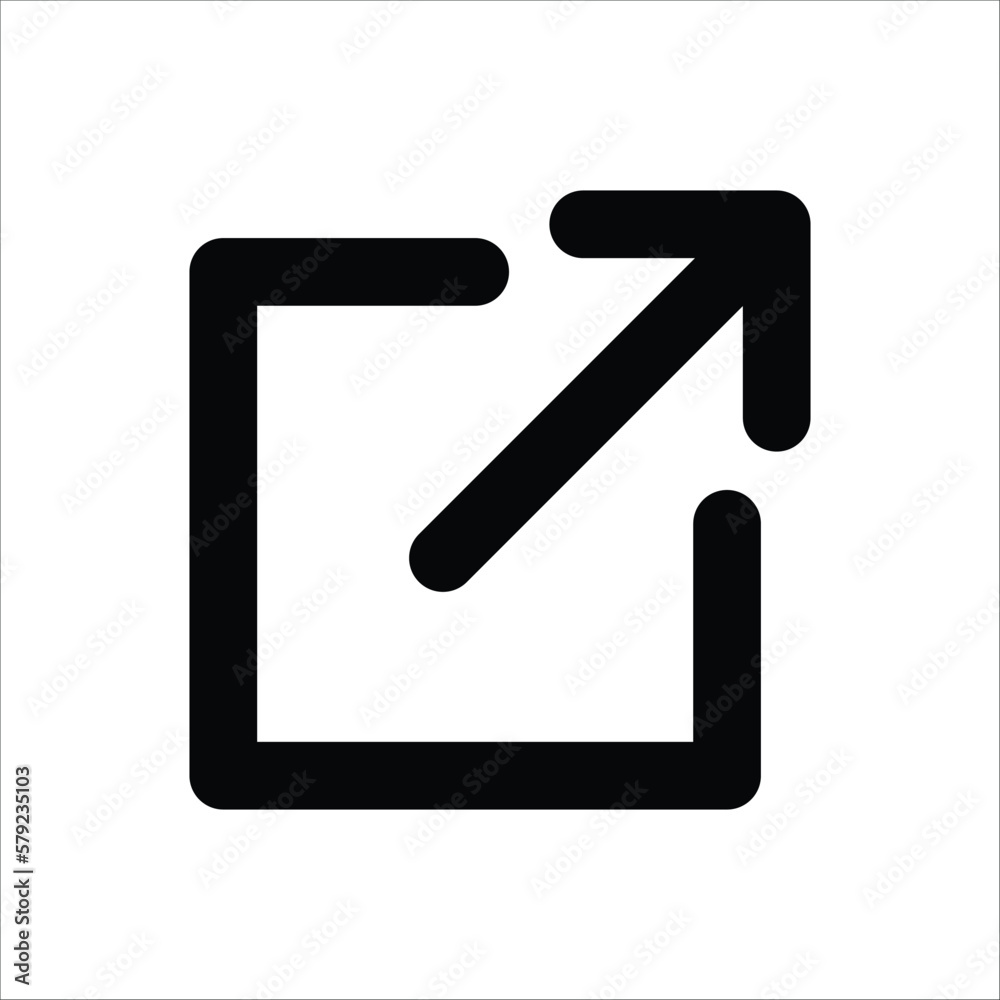External Link Icon Vector Design Template External Link Icon Vector Design Template