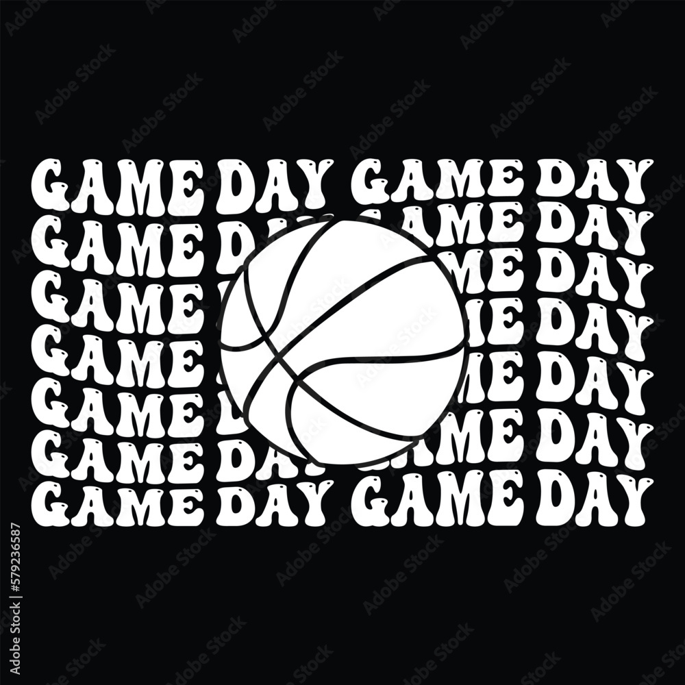 Game Day Game Day typography Vector t-shirt Design