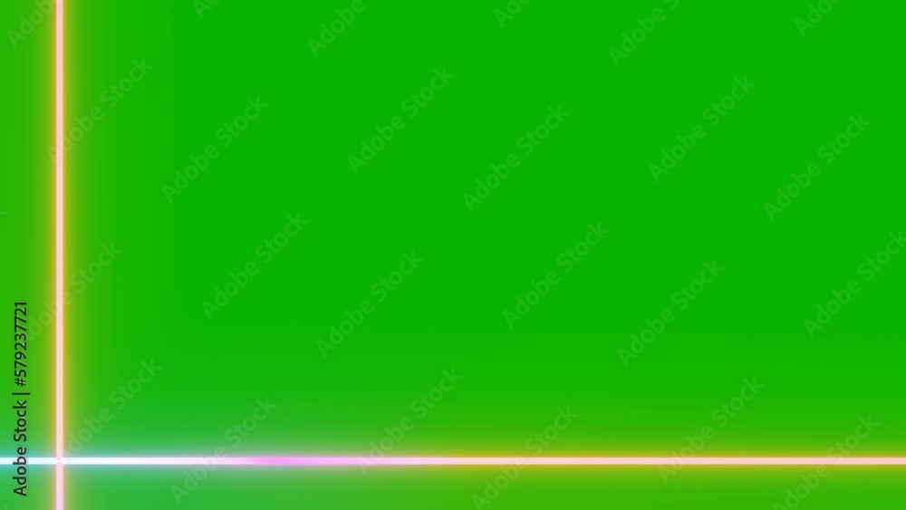Horizontal and vertical half neon frames Horizontal and vertical half neon frames
