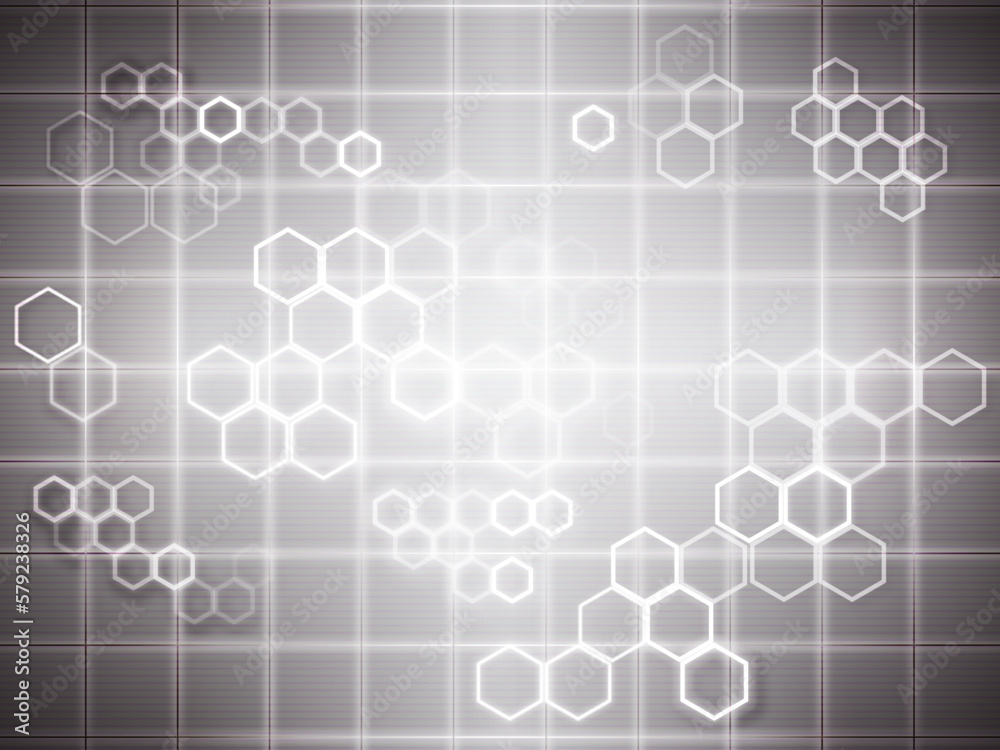 Obraz premium Cyber ​​background material (monochrome)