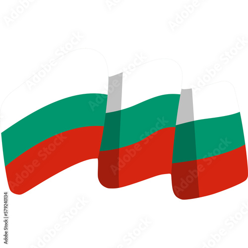 Free Download bulgaria waving flag isolated illustration for national event or independence day - GFXLoad
