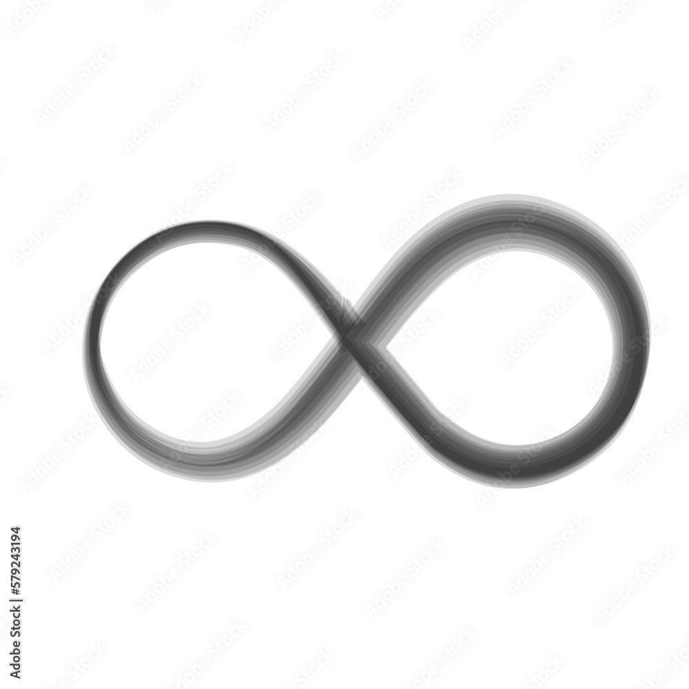 infinity artistic brush stroke vector illustration infinity artistic brush stroke vector illustration