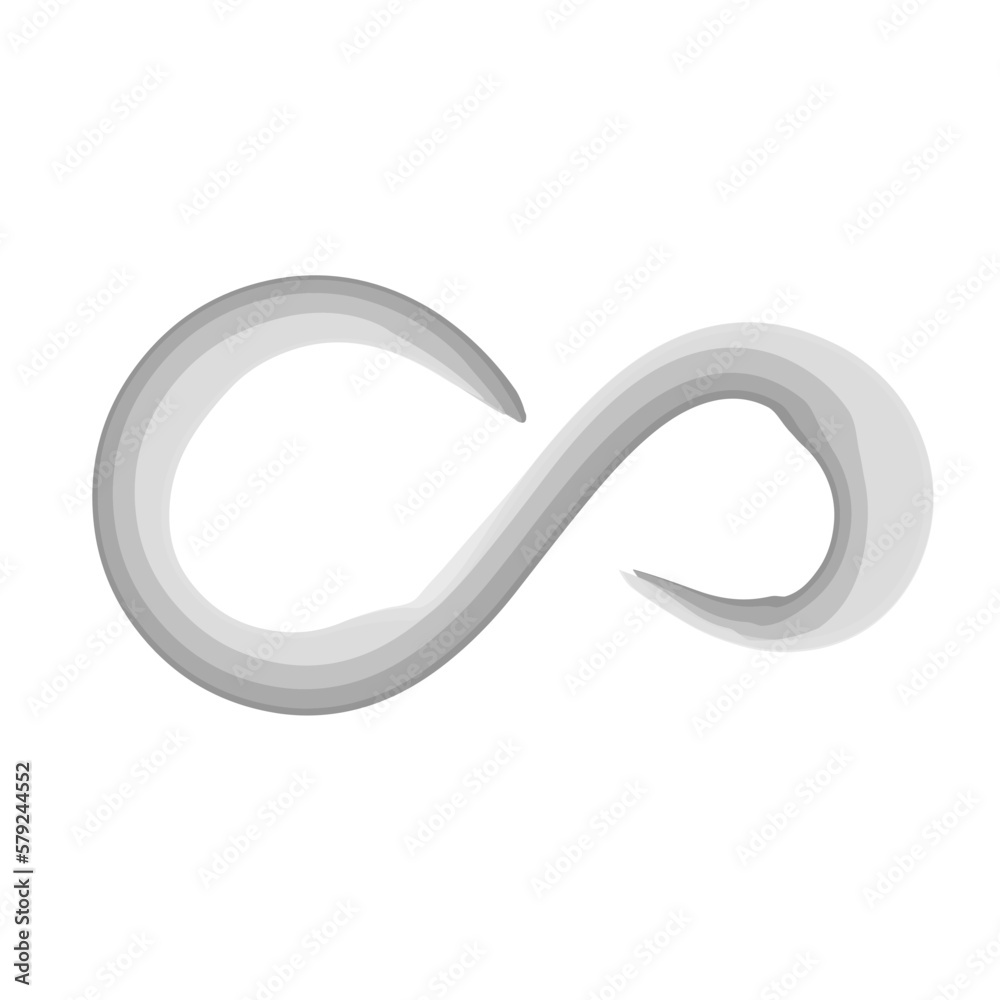 infinity artistic brush stroke vector illustration infinity artistic brush stroke vector illustration
