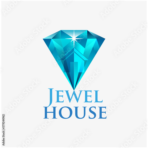 Jewel House symbol, vector illustration