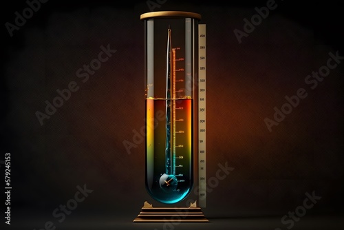 thermometer created using AI Generative Technology