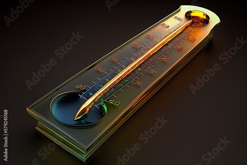 thermometer created using AI Generative Technology