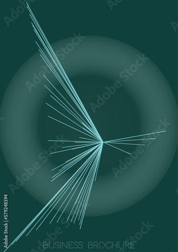 Minimal Minimal Geometric Vector Poster Design with Lines and Gradient Colorful Circles. Collection of Abstract Backgrounds for Covers, Flyers, Templates, Booklets, Cards, Brochures, Branding, etc.