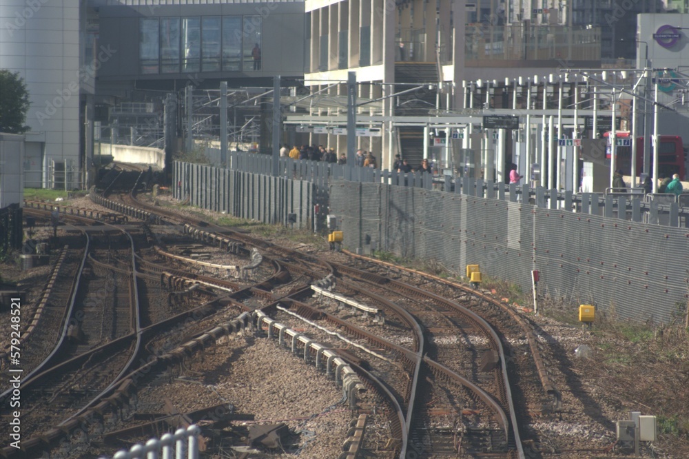 Fototapeta premium Voies ferrées