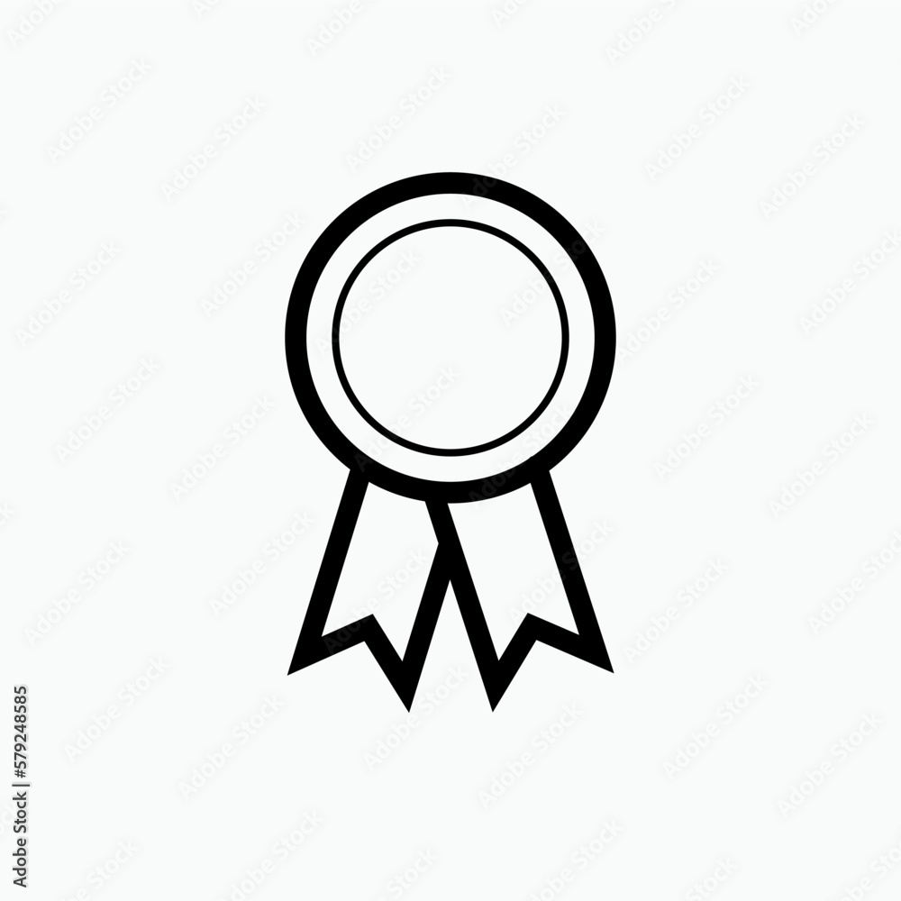 Medal Icon. Winner, Champion Symbol - Vector. Medal Icon. Winner, Champion Symbol - Vector.