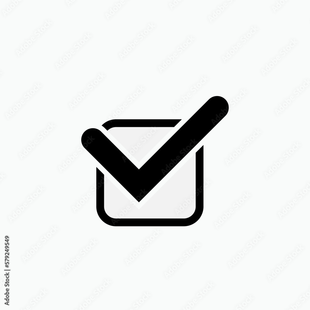 Check Mark Icon - Vector, Sign and Symbol for Design, Presentation, Website or Apps Elements. Check Mark Icon - Vector, Sign and Symbol for Design, Presentation, Website or Apps Elements.