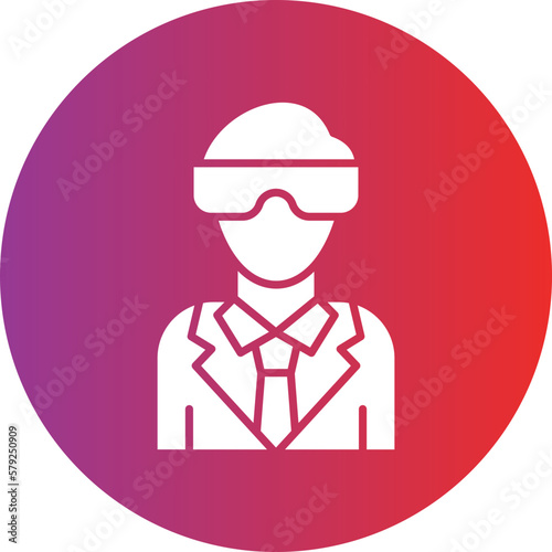 Vector Design Virtual Reality Icon Style