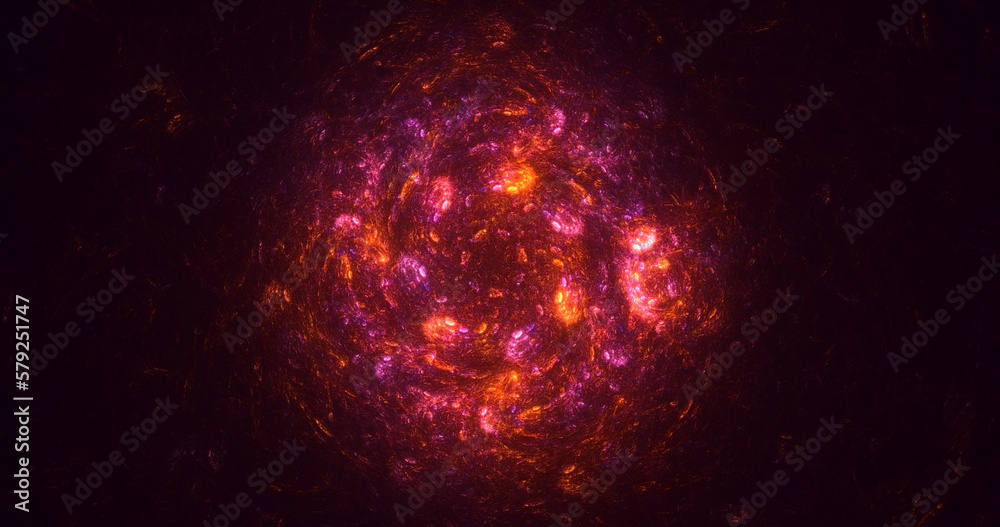 3D rendering abstract round light background 3D rendering abstract round light background