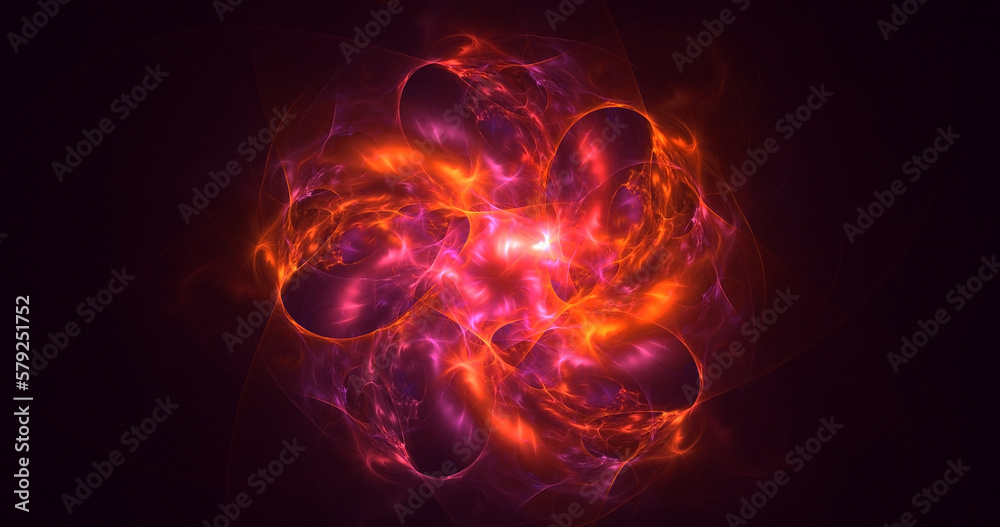 3D rendering abstract multicolor technology fractal light background 3D rendering abstract multicolor technology fractal light background