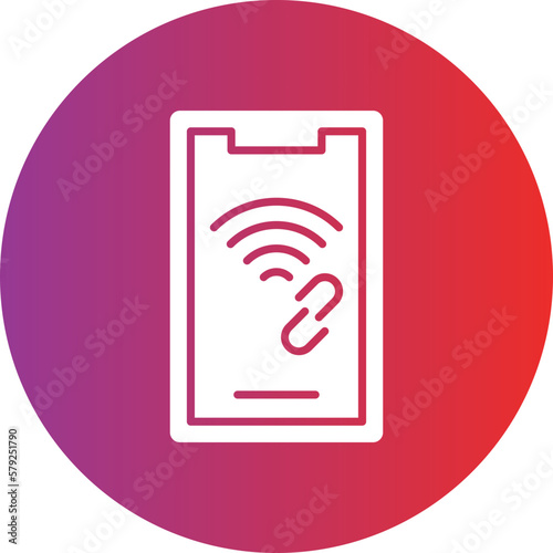 Vector Design Mobile Hotspot Icon Style