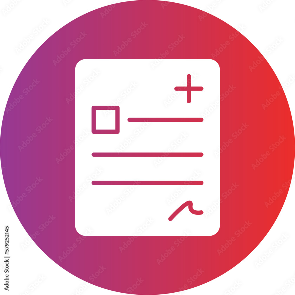Vector Design Medical History Icon Style Vector Design Medical History Icon Style