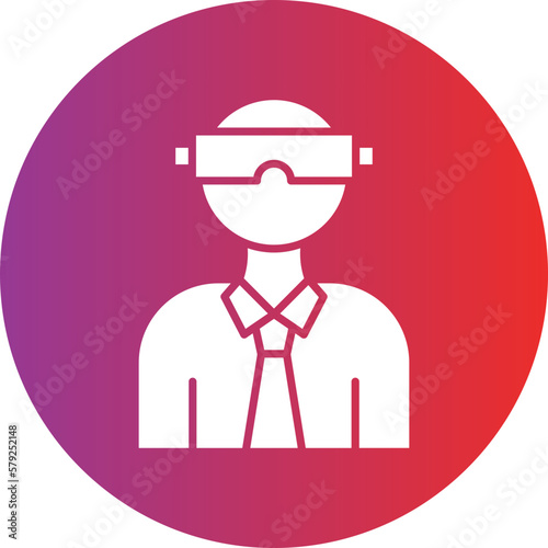 Vector Design Virtual Reality Icon Style