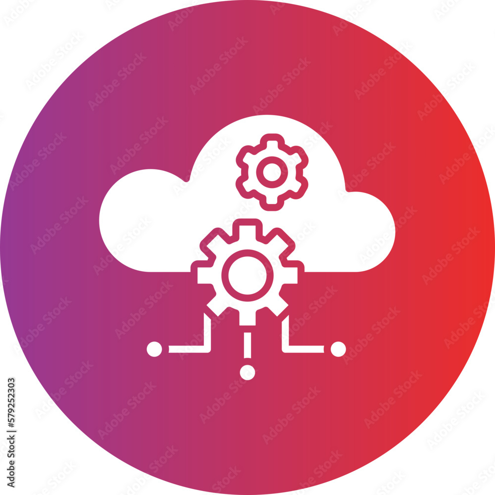 Vector Design Cloud Computing Icon Style Vector Design Cloud Computing Icon Style