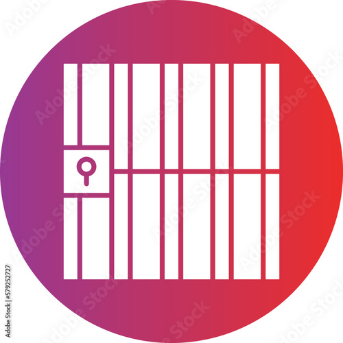 Vector Design Jail Icon Style