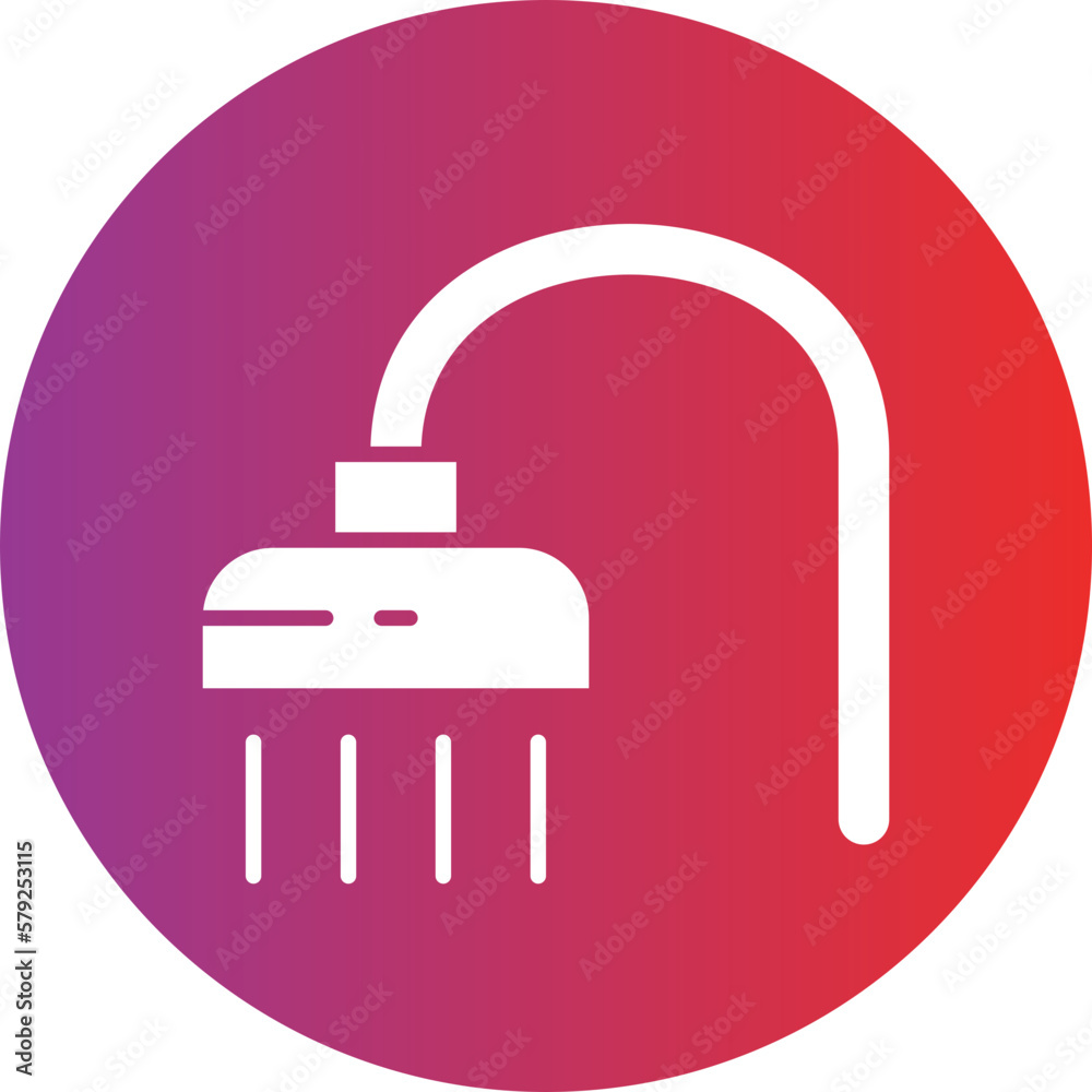Vector Design Shower Icon Style Vector Design Shower Icon Style