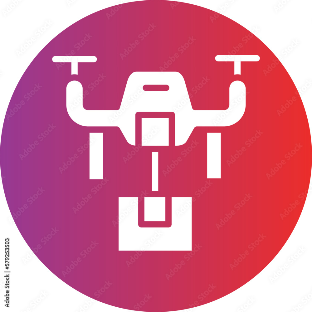 Vector Design Drone Delivery Icon Style Vector Design Drone Delivery Icon Style