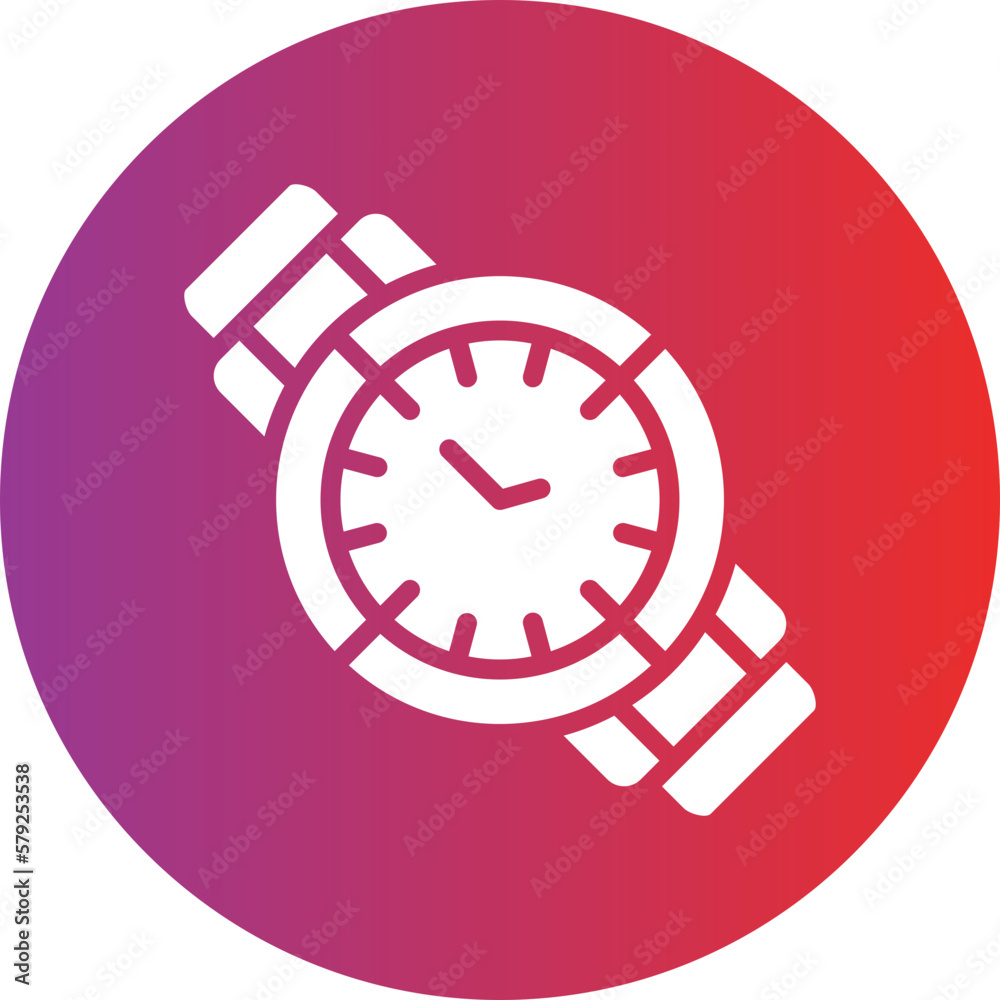 Vector Design Wristwatch Icon Style Vector Design Wristwatch Icon Style