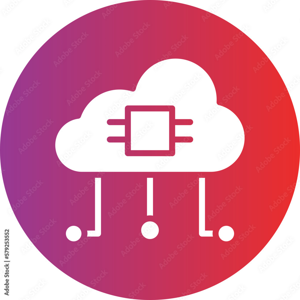 Vector Design Cloud Computing Icon Style Vector Design Cloud Computing Icon Style