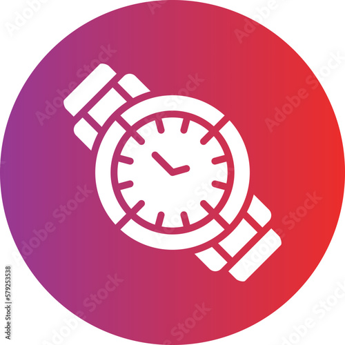 Vector Design Wristwatch Icon Style