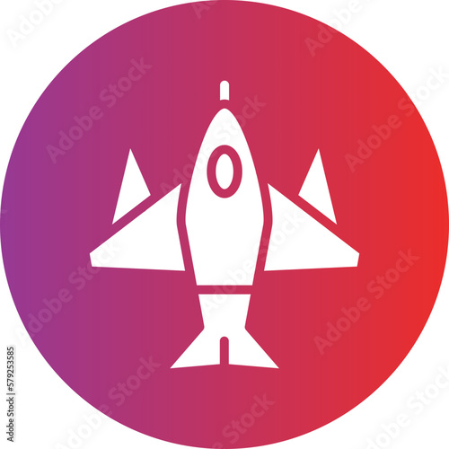 Vector Design Jet Icon Style