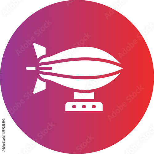 Vector Design Zeppelin Icon Style