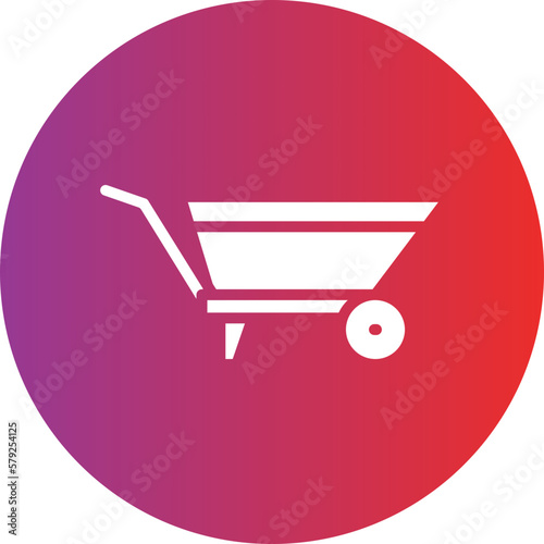 Vector Design Wheelbarrow Icon Style