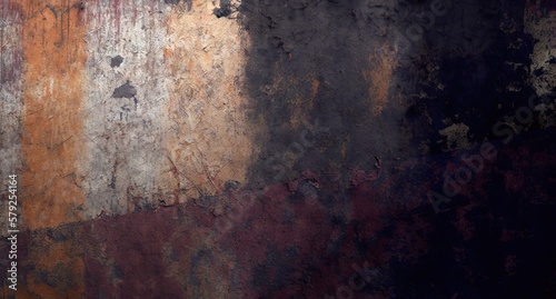 Wallpaper with Grunge vintage fabric. Abstract background generative ai