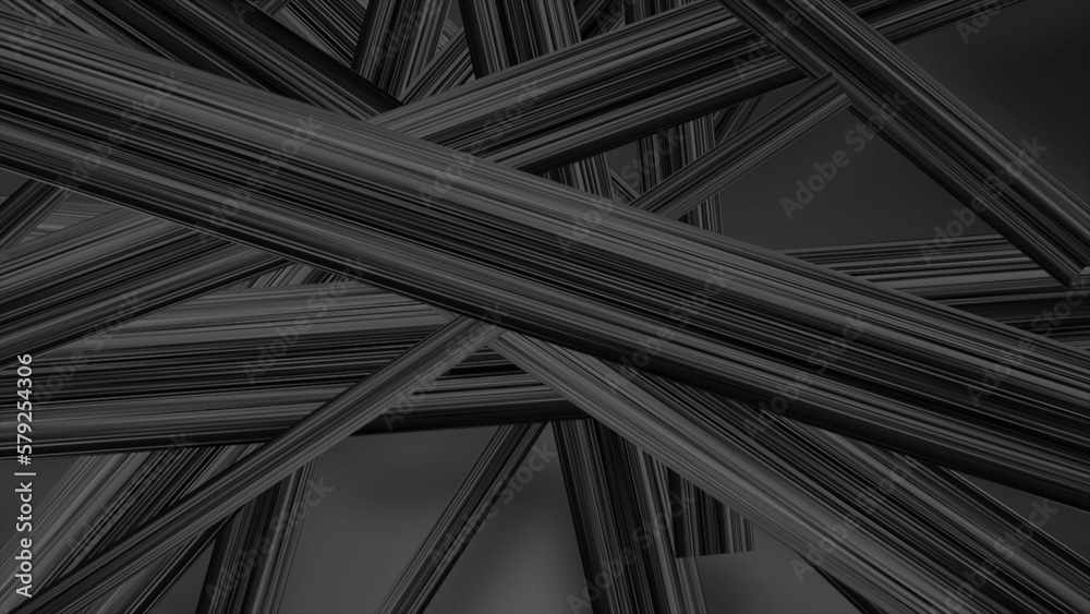 Black technology stripes abstract concept background