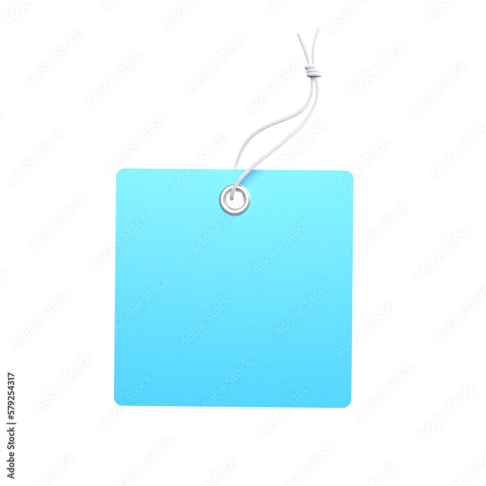 Naklejka premium price tag 3d rendering